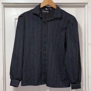 Vintage Levi’s “Bend Over” striped blouse.